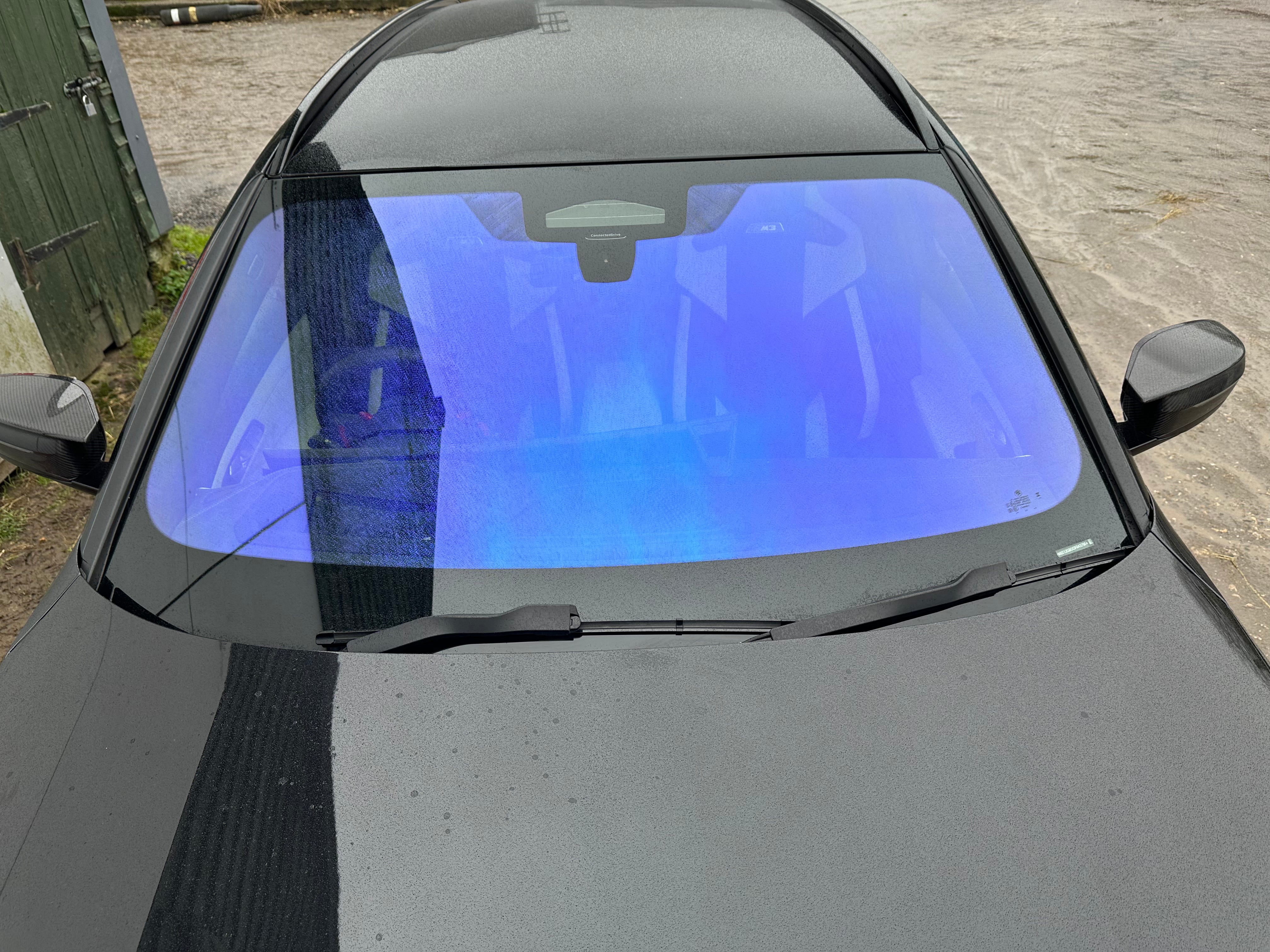 Chameleon Blue Color Window Film VLT58% Rainbow Effect Iridescent