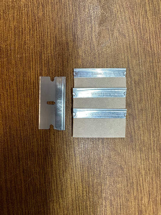 4 pack of 1 Inch Single Edge Blades